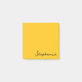 Post-it® Guión amarillo personalizado Publica notas pegajos