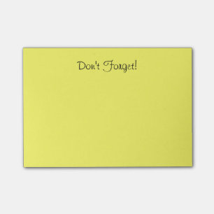 Post-it® Haga sus propias notas de post-it en su color