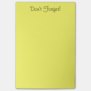 Post-it® Haga sus propias notas de post-it grandes en su