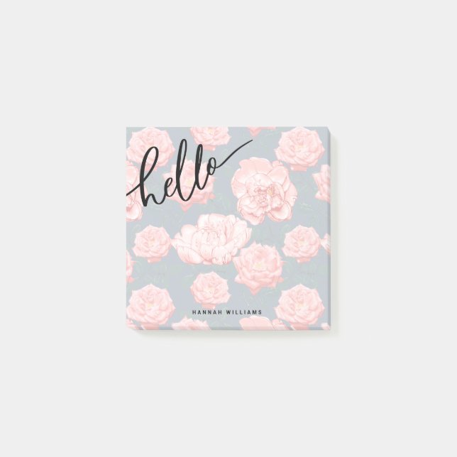 Post-it® HELLO Añadir las notas de nombre (Anverso)