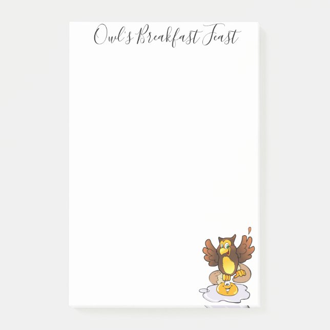 Post-it® Huevos de búho notas adhesivas (Anverso)