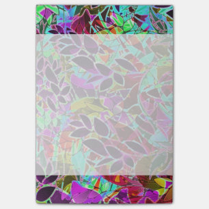 Post-it® Ilustraciones abstractas florales de las notas
