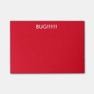 Post-it® ¡Insecto!!!! Notas pegajosas