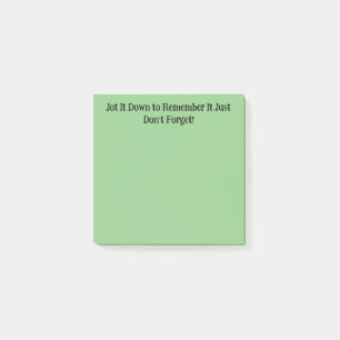 Post-it® Intentar recordar las notas pegajosas