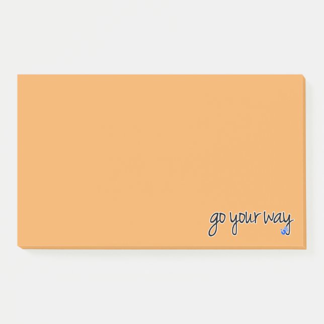 Post-it® ir a su manera notas posteriores (Anverso)