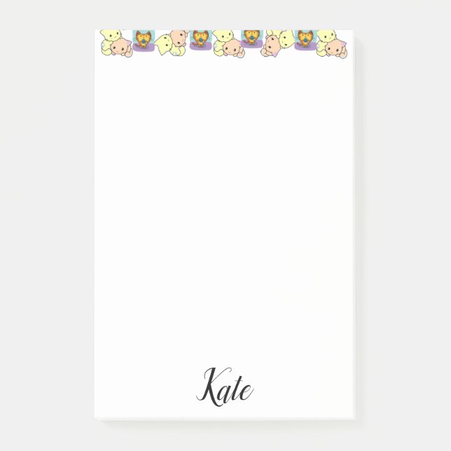 Post-it® Kitten Cats Notas Adhesivas Post-it (Anverso)