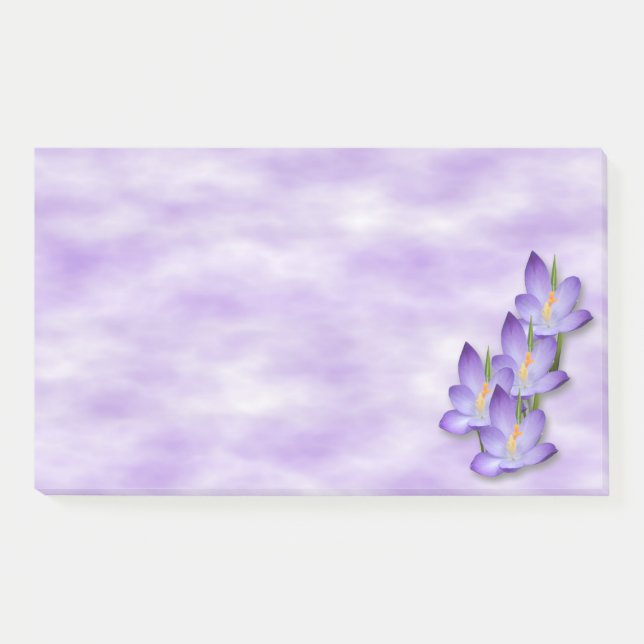 Post-it® La lavanda florece notas de post-it (Anverso)