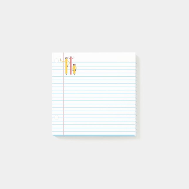 Post-it® Lápices Notas Adhesivas (Anverso)