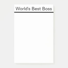 POST-IT® LAS MEJORES NOTAS DE BOSS DEL MUNDO