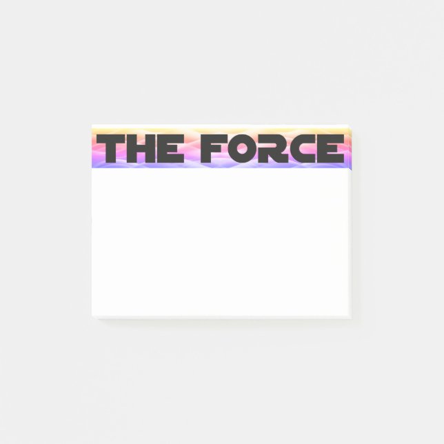 Post-it® Las notas adhesivas The Force™ (Anverso)
