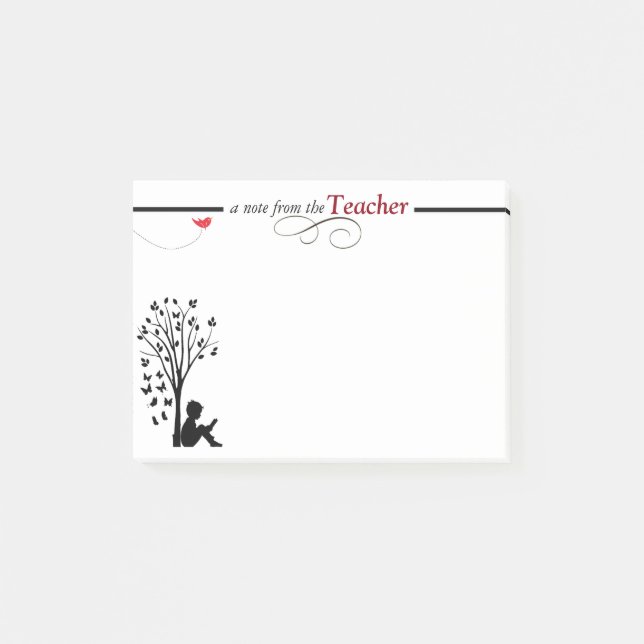 Post-it® Las notas pegajosas de un profesor (Anverso)