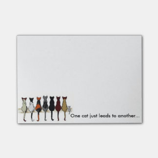 Post-it® Las notas "un gato apenas llevan a otro "