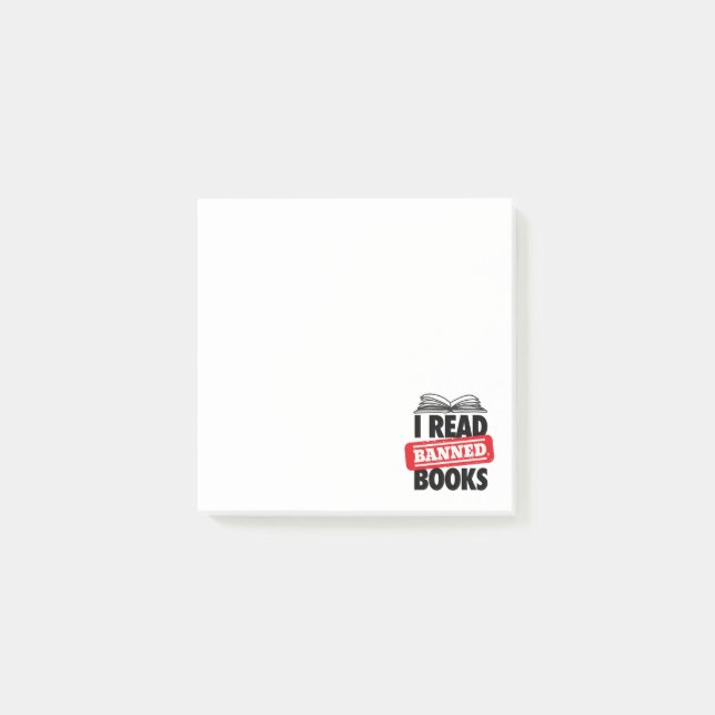 Post-it® Leer Libros Prohibidos Notas Post-It (Anverso)