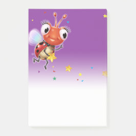 Post-it® Lil Ladybug purple fade Bloque de notas posteriore