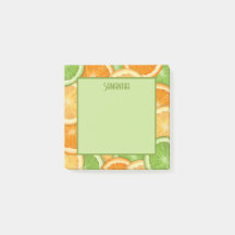 Lime Center Lemon Naranja Citrus Notas Post-it