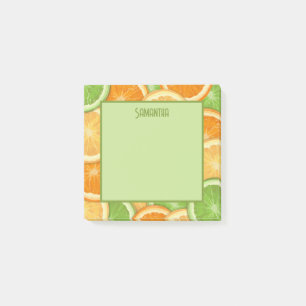 Post-it® Lime Center Lemon Naranja Citrus Notas Post-it