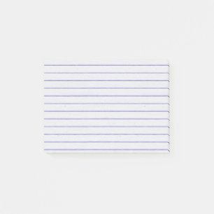Post-it® Líneas azules de encargo notas pegajosas del pape