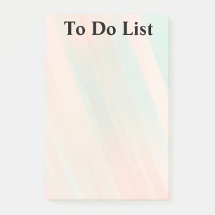 Post-it® Lista de notas pegajosas a hacer