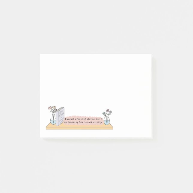 Post-it® Little Women cita notas posteriores (Anverso)