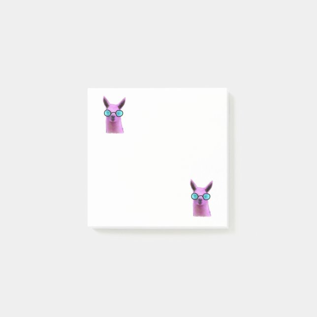 Post-it® ¡Llama rosada fresca! Notas de post-it (Anverso)