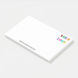 Post-it® Logotipo de la empresa y notas sobre el sitio web 