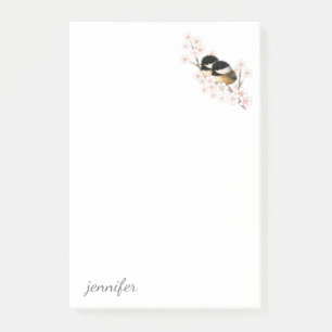 Post-it® Los chickadees personalizan las notas posteriores