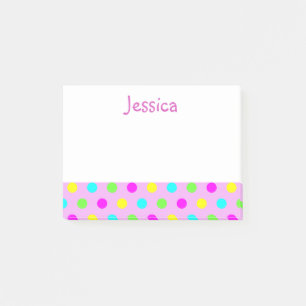 Post-it® Lunares divertidos en notas de post-it conocidas
