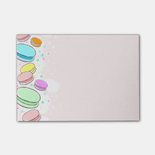Post-it® Macarrones rosados 4 x 3" notas de post-it