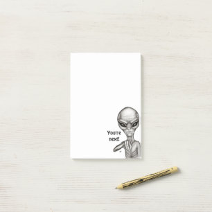 Post-it® ¡Mala Alien, eres la siguiente! Notas