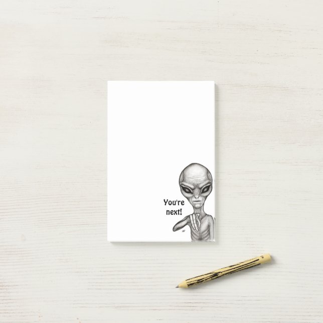 Post-it® ¡Mala Alien, eres la siguiente! Notas (Escritorio)