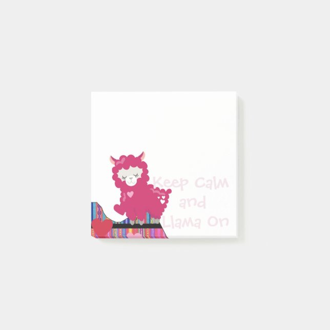 Post-it® Mantener la calma y Llama encendida - Notas poster (Anverso)