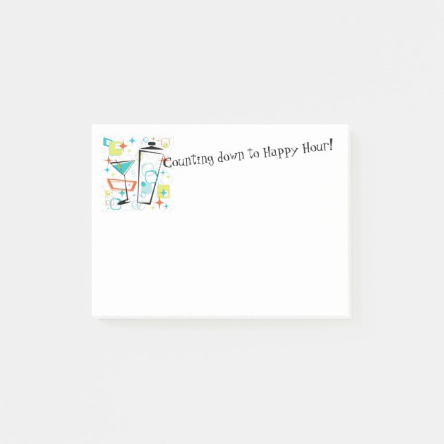 Post-it® Martinis notas de un Posty del Ir-Ir (Anverso)