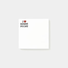Post-it® Me encantan las notas adhesivas de Adams Point