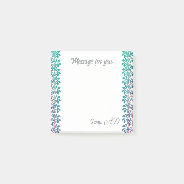 Post-it® Mensaje para notas (Anverso)