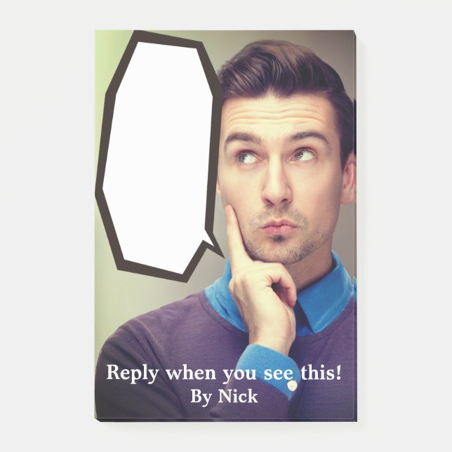 Post-it® Mensajes divertidos del jefe. notas posteriores (Anverso)