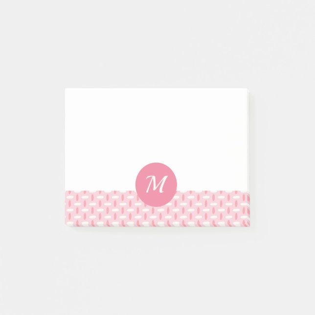 Post-it® Monograma de las notas de post-it (Anverso)