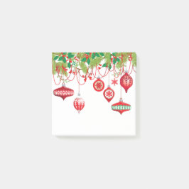 Post-it® Navidad guirnalda y notas de post-it de los