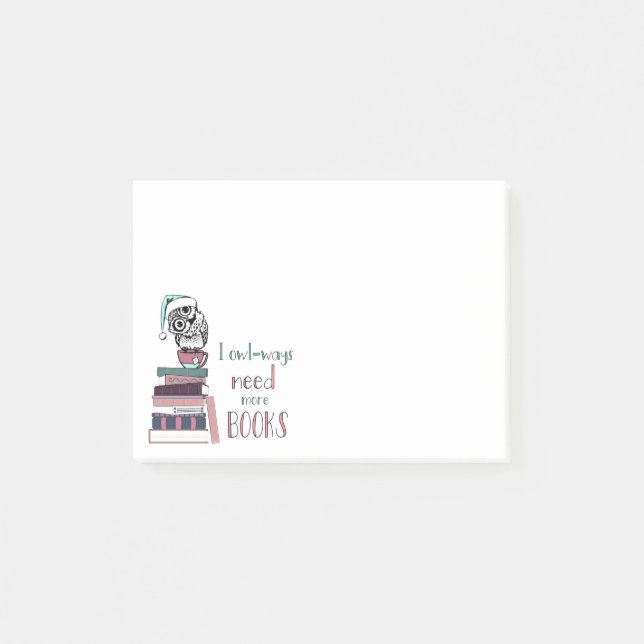 Post-it® Necesita más libros publicar notas (Anverso)