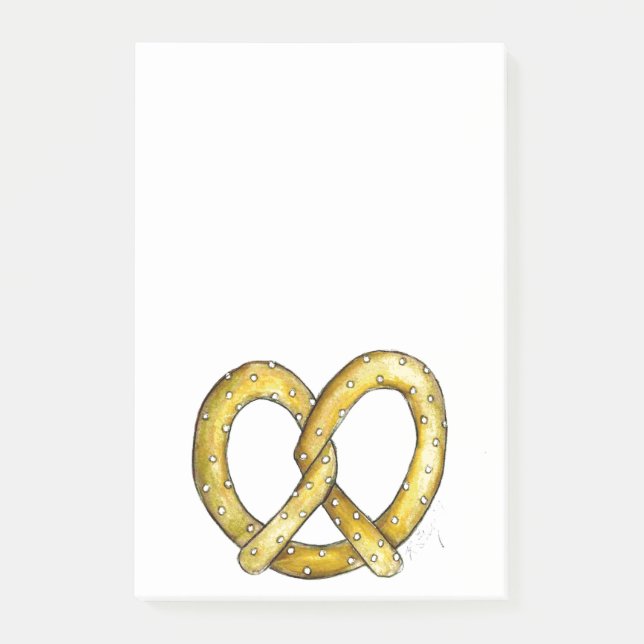 Post-it® New York Salty Soft Pretzel Post Notas (Anverso)