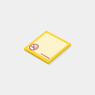 Post-it® No fumar notas posteriores