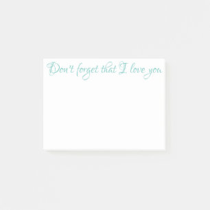 Post-it® NO OLVIDES QUE TE ENCANTA LAS Notas Post-it