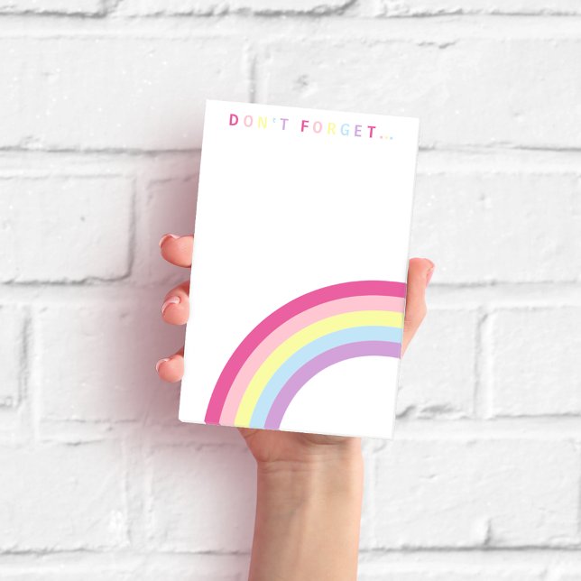 Post-it® No te olvides. Notas posteriores al arco iris (Subido por el creador)