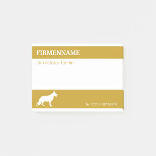 Post-it® Nombramientos de Shepherd Dog Notas posteriores a