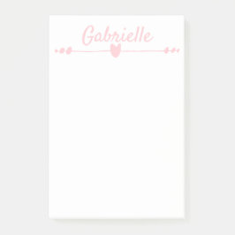 Post-it® NOMBRE PERSONALIZADO 4" x 6" Notas Post-it