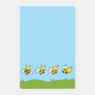 Post-it® Notas Adhesivas Abejas Felices