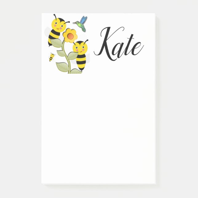 Post-it® Notas adhesivas Abejorro (Anverso)