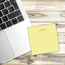 Post-it® Notas Adhesivas Amarillas Personalizadas