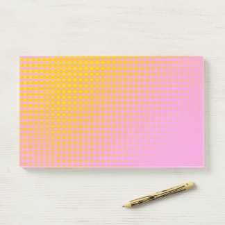 Post-it® Notas adhesivas amarillas y rosadas brillantes