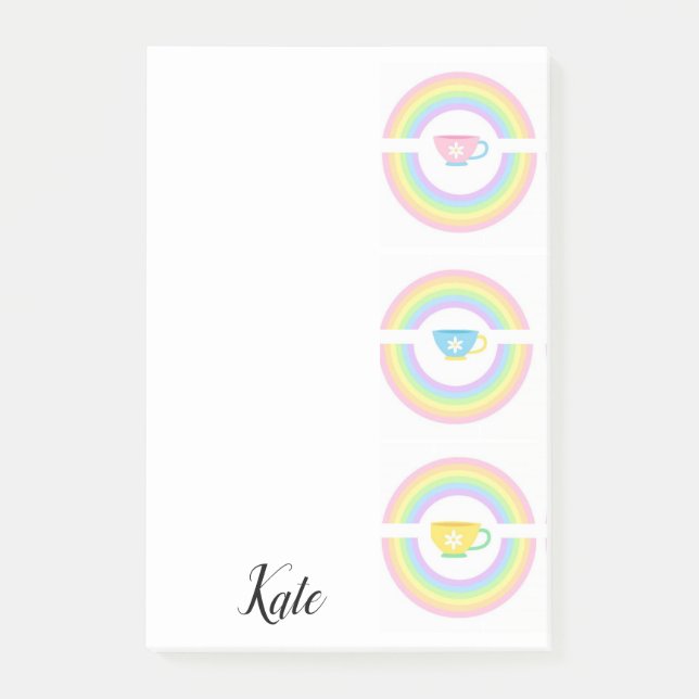 Post-it® Notas adhesivas Arcoíris (Anverso)