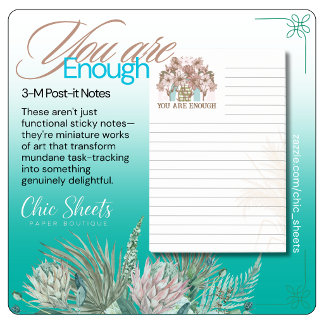 Post-it® Notas adhesivas Boho You Are Enough de 3M